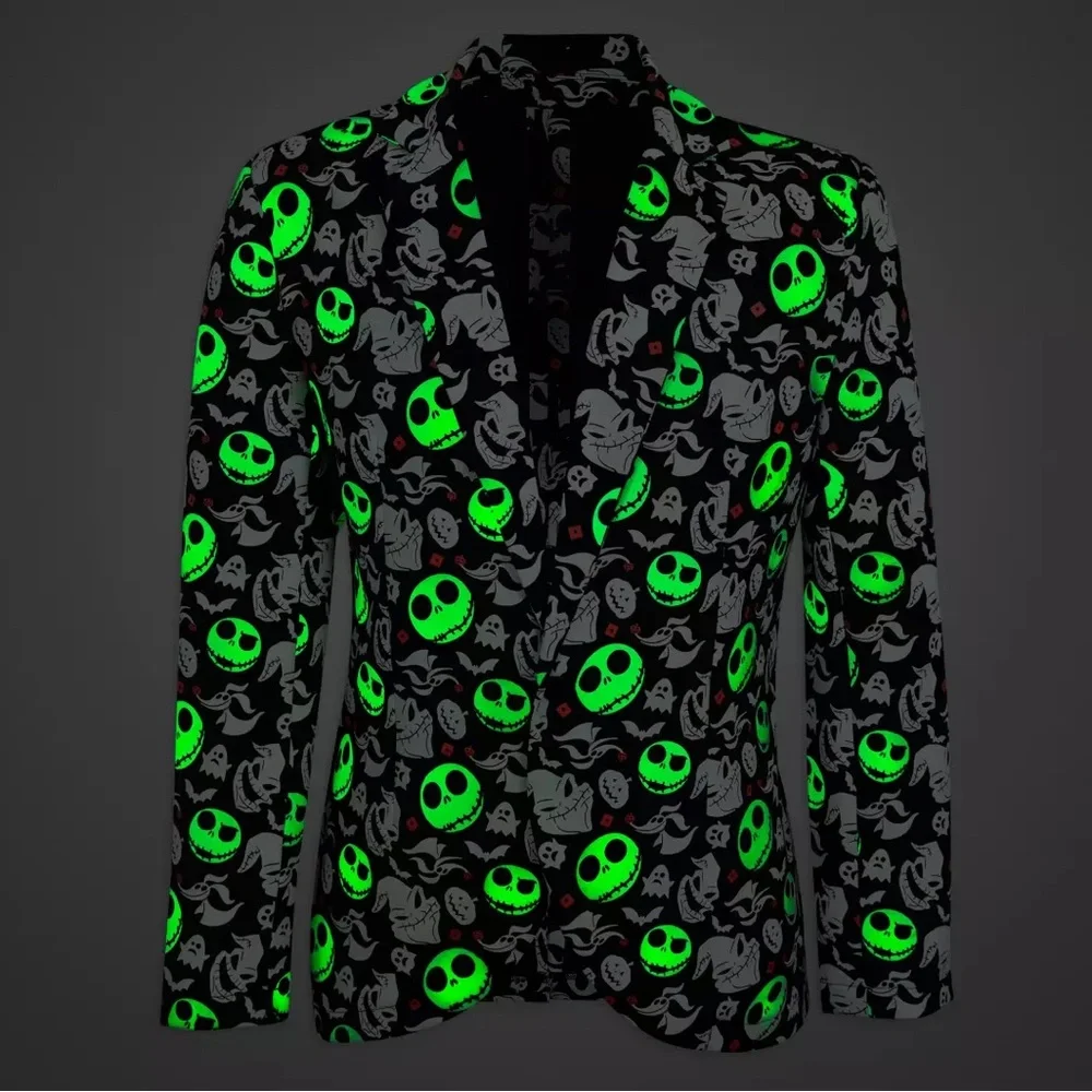 The Nightmare Before Christmas Jack Glow-in-the-Dark Jacket for Adults S/M